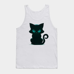 Tiffany Cat | Angry cartoon kitten | Chantilly breed Tank Top